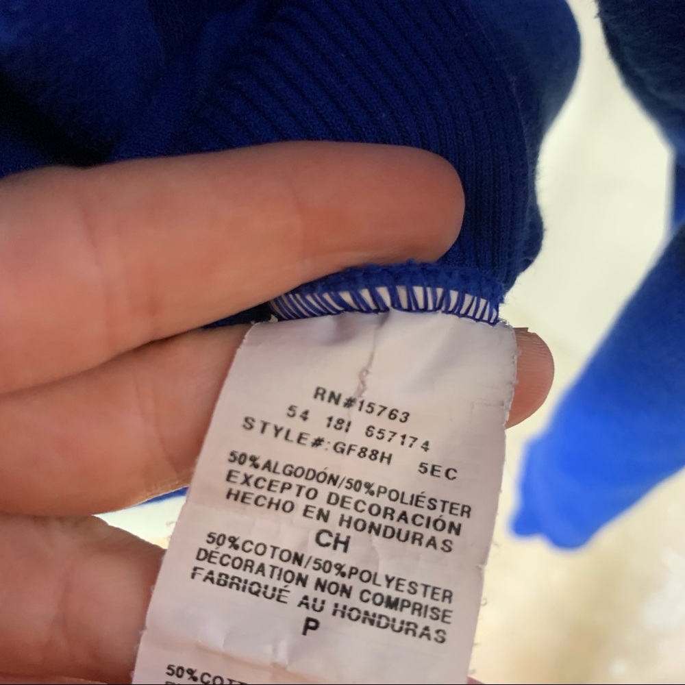 Champion Men's Pullover Blue Sweater SMALL 3328 - Picture 6 of 6